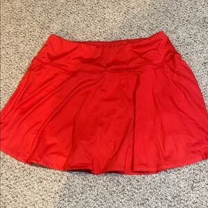 Amazon Vibrant Red Skater Skirt